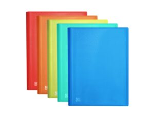 Oxford Urban A3 Carpeta de 20 Fundas Soldadas A3 - Tapa de Plastico Translucido - Colores Surtidos
