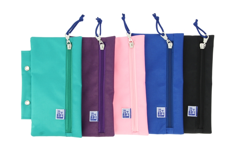 Oxford Teens Estuche Europeanbinder Poliester - Resistente y Duradero - Tamaño Compacto de 22x13x1cm - Colores Surtidos