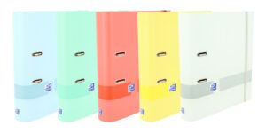 Oxford & You A4+ Archivador Palanca Lomo 70mm - Tapa Extradura Resistente - Mecanismo de Palanca para Facil Acceso - Colores Surtidos