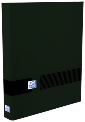 Oxford & You A4+ Carpeta de 4 Anillas D 25mm - Tamaño A4+ - Capacidad para 250 Hojas - Tapa Extradura - Lomo de 40mm - Color Negro