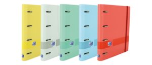 Oxford & You Europeanbinder - Tapa Extradura A4+ - Lomo 45mm - Anillas 4Dx35mm - Recambio 1 Linea - Pizarra Write & Erase - Hoja de Pegatinas