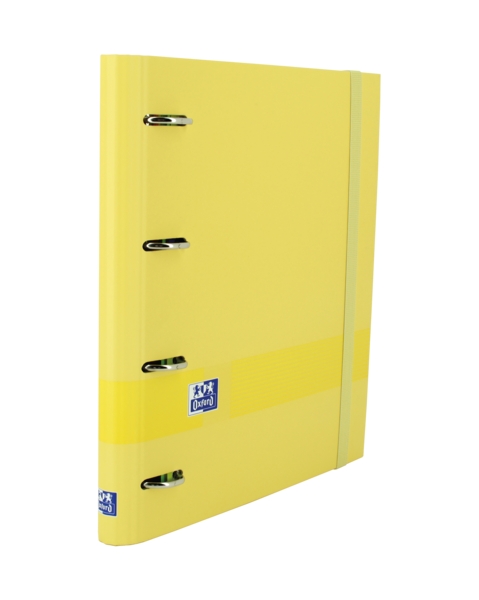 Oxford & You Europeanbinder - Tapa Extradura A4+ - Lomo 45mm - Anillas 4Dx35mm - Recambio 5x5 - Pizarra Write & Erase - Hoja de Pegatinas