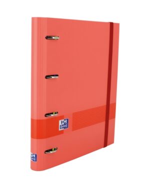 Oxford & You Europeanbinder - Tapa Extradura A4+ - Lomo 45mm - Anillas 4Dx35mm - Recambio 5x5 - Pizarra Write & Erase - Hoja de Pegatinas