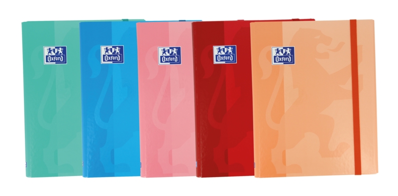 Oxford Classic A4+ Carpeta de Gomas - Tapa Extradura - 3 Solapas - Lomo 20mm - Colores Surtidos