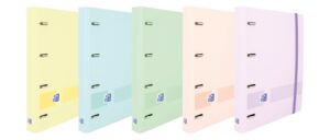 Oxford Ebind Oxfl&G Cuaderno A5+ Tapa Pastel+R5 Puntos Pastel - Papel de Alta Calidad - Tamaño A5+ - Tapa Resistente - Diseño de Puntos Pastel