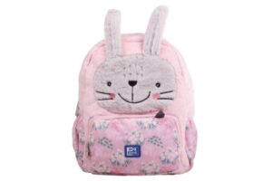 Oxford Kids Mochila Infantil 8.5L Tacto Suave Peluche - Diseño de Conejo Bunbun - Ideal para Niños Pequeños - Espaciosa y Comoda - Colores Surtidos