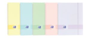 Oxford Live & Go A4 Carpeta de Fundas - Tapa de Plastico Opaco - Espiral 30 Fundas - Colores Surtidos