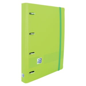 Oxford Live & Go A4+ Polyfoam Europeanbinder - Lomo de 45mm - Anillas de 4Dx35mm - Recambio 5x5 - Color Verde