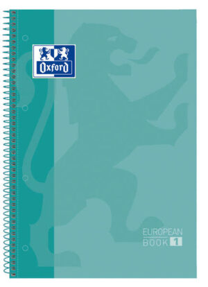Oxford School Classic A4+ Europeanbook - Tapa Extradura - 80 Hojas - Color Ice Mint