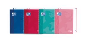 Oxford School Classic A5+ Europeanbook - Tapa Extradura - 80 Hojas - Colores Surtidos