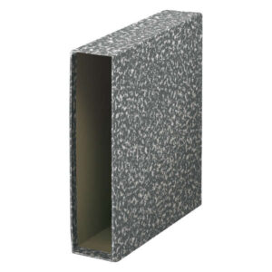 Dohe Archiclas Funda de Archivador Tamaño Folio Natural - Carton Forrado con Papel Impreso - Color Gris Jaspeado