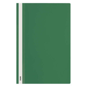 Dohe Dosier con Fastener de Polipropileno - Tamaño Folio - Cubierta Transparente y Trasera Opaca - Ideal para Organizar Documentos