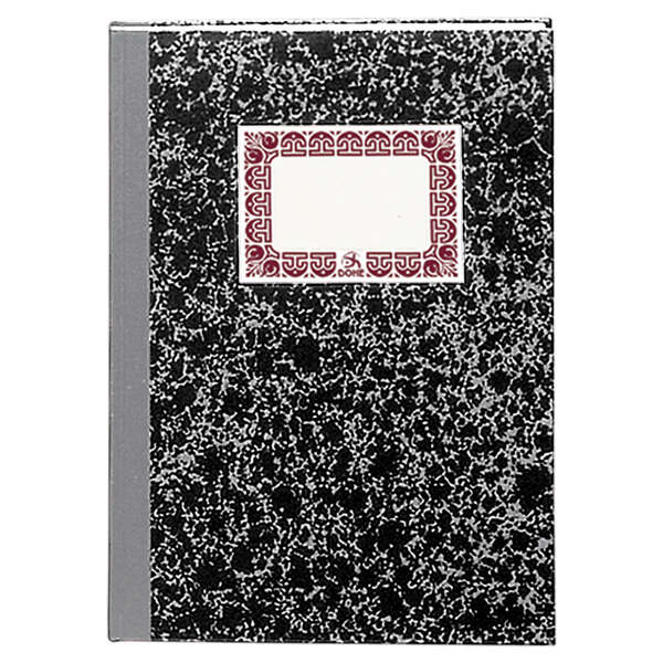 Dohe Cuaderno Cartone Modelo Indice de 100 Hojas - Folio Natural - Tapa en Tres Piezas con Lomera de Tela - Interior en Papel Offset de 70g/m2 - Cosidos a Hilo Vegetal - Lomo Gris