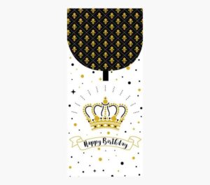 Pictura Tarjeta Money Cards - 9.6x21.3cm - Diseño Elegante con Tematica de Corona - Incluye Sobre Blanco - Certificacion FSC - Ideal para Regalar Dinero o Entradas