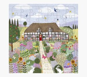 Pictura Tarjeta Puzzle - 15.5x15.5cm - Tematica Casa de Campo - 49 Piezas - Incluye Tarjeta Plegada y Sobre Blanco - Certificacion FSC