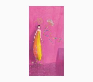 Pictura Gaëlle Boissonnard Tarjeta Doble - Acabado en Barniz de Relieve UV Grueso - Laminado Mate de Tacto Suave - 10.5x21cm - Papel con Certificacion FSC