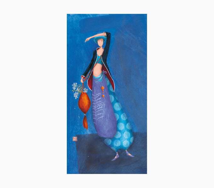 Pictura Gaëlle Boissonnard Tarjeta Doble - Acabado en Barniz de Relieve UV Grueso - Laminado Mate de Tacto Suave - 10.5x21cm - Papel con Certificacion FSC