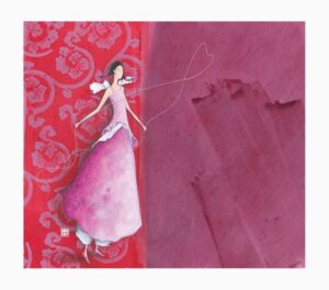 Pictura Gaëlle Boissonnard Tarjeta Doble - Acabado en Barniz de Relieve UV Grueso - Laminado Mate de Tacto Suave - 10.5x21cm - Papel con Certificacion FSC