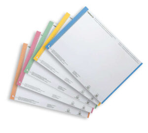 Elba Bristol Hoja 10 Etiquetas para Carpeta Colgante N°0 - Resistente - Tamaño Adecuado - Colores Surtidos