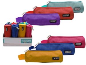 Ingraf Mediterraneo Portatodo Redondo - Diseño Elegante - Material Resistente - Cierre Seguro - Ideal para Uso Diario - Facil de Limpiar - Compacto y Ligero - Colores Surtidos