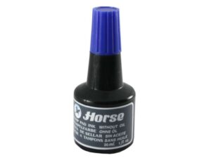 Horse Bote de Tinta para Tampon 30ml - Sin Aceite - Color Azul