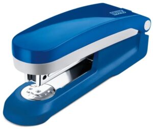 Novus Evolution E 25 Grapadora + Caja de 200 Grapas 24/6 - Hasta 25 Hojas - Grapado Cerrado, Abierto y Clavado - Color Azul