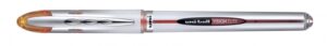 Uni-ball Vision Elite UB-200 Rollerball de Tinta Liquida - Punta de Bola 0.8mm - Sistema Antifugas para Viajes - Color Naranja