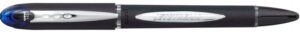 Uni-ball JetStream SX-210 Boligrafo Punta de Bola 1mm - Tinta Resistente al Agua y Luz - Secado Instantaneo - Cuerpo de Plastico y Caucho - Clip Metalico - Color Azul