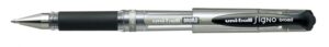Uni-ball Signo Broad UM-153 Roller de Tinta Gel - Punta de Bola 1mm - Sujecion de Caucho - Color Negro