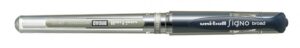 Uni-ball Signo Broad UM-153 Roller de Tinta Gel - Punta de Bola 1mm - Trazo Estilografico - Sujecion de Caucho - Color Azul Oscuro