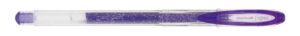 Uni-ball Signo Sparkling UM-120SP Boligrafo de Tinta Gel - Punta de Bola 1mm - Tinta Pigmentada Resistente al Agua y Luz - Efecto Purpurina - Color Violeta