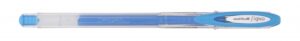 Uni-ball UM-120AC Signo Angelic Boligrafo de Tinta Gel - Punta de Bola 0.7mm - Tinta Resistente al Agua y Luz - Escribe en Papel Negro y Blanco - Color Azul