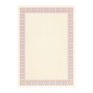 Apli Pack de 70 Hojas de Papel Certificado - Diseño Helico en el Marco - 115gr - Compatible con Impresoras Inkjet, Laser y Fotocopiadoras - Colores Surtidos