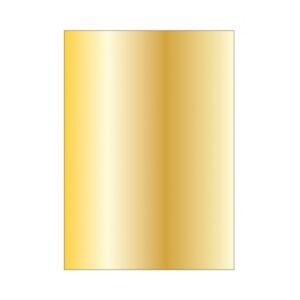 Apli Pack de 10 Hojas de Papel Metalizado - Ideal para Impresiones Especiales - Compatible con Impresoras Inkjet, Laser y Fotocopiadoras - Color Oro