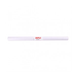 Apli Rollo de Polipropileno Transparente 3x0.50m 50 micras - Adhesivo Reposicionable - Sistema Easy Peel - Cuadricula de Precision - Alta Resistencia a Arañazos y Roturas - No Amarillea