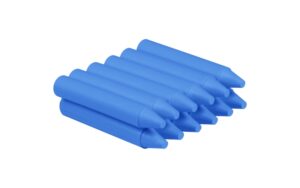 Jovi Estuche de 12 Ceras - No Manchan - No Huelen - Resistentes - Deslizan Bien - Faciles de Afilar - Desarrollan Motricidad Fina - Color Azul