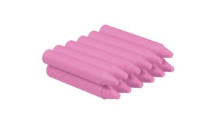 Jovi Estuche de 12 Ceras - No Manchan - No Huelen - Resistentes - Deslizan Bien - Faciles de Afilar - Desarrollan Motricidad Fina - Color Rosa