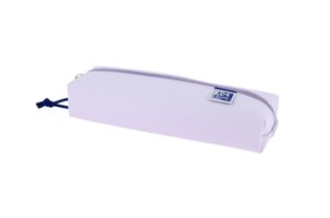 Oxford Live & Go Estuche Rectangular Mediano - Material Acolchado - Goma Elastica para unirlo al Cuaderno - Color Malva