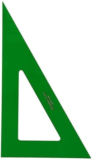 Faber-Castell Cartabon Tecnico 21cm - Sin Graduacion - Color Verde Transparente