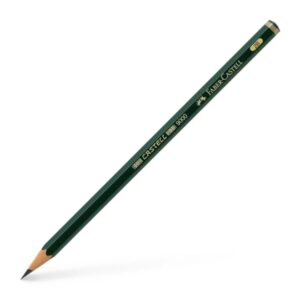 Faber-Castell Castell 9000 Lapiz de Grafito 2B - Mina Resistente a la Rotura - Ecologico