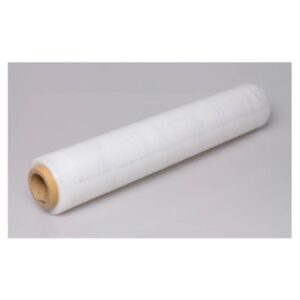 Fabrisa Bobina de Film Extensible con Mandril 23 Micras - Ancho 50cm - 2kg de Peso - Gran Resistencia - Transparente