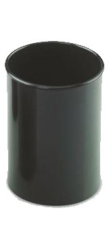 Faibo Cubilete Redondo 7.8x10cm - Fabricado en Poliestireno - 100% Reciclable - Color Negro
