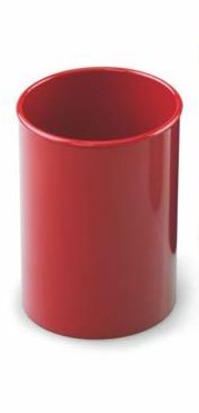 Faibo Cubilete Redondo 7.8x10cm - Fabricado en Poliestireno - 100% Reciclable - Color Rojo