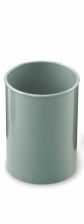 Faibo Cubilete Redondo 7.8x10cm - Fabricado en Poliestireno - 100% Reciclable - Color Gris