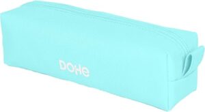 Dohe Serenity Portatodo Cuadrado - Cierre con Cremallera y Tirador de Goma - Color Verde