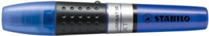 Stabilo Luminator Marcador Fluorescente - Mayor Suministro de Tinta - Zona de Agarre - Trazo entre 2 y 5mm - Color Azul