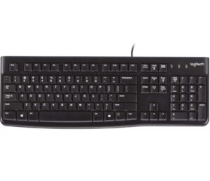 Teclado Logitech K120 USB/Cable 1.5m/Negro