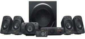 Logitech Z906 Sistema de Altavoces 5.1 THX 1000W - Subwoofer 165W - Dolby & DTS - Mando a Distancia - Color Negro