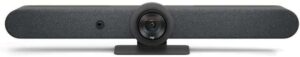 Logitech Rally Bar Sistema de Videoconferencias Ultra HD 4K PTZ WiFi - Todo en Uno - Campo Visual 90º - USB-A, USB-C, HDMI, RJ45 - Mando a Distancia - Color Negro