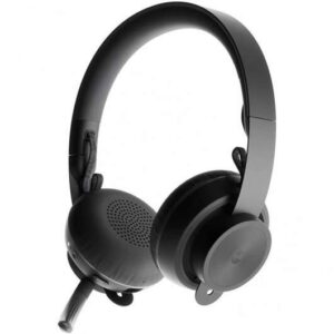 Logitech Zone Wireless MS Teams Auriculares Bluetooth con Microfono - Autonomia hasta 16h - Diadema Ajustable - Almohadillas Acolchadas - Controles en Auricular - Plegables - Color Negro